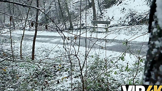 VIP4K. I just wanted just to warm up in the sauna, but he warmed up my pussy