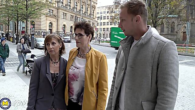 Mature ladies share young man's cock in ways that seem supreme