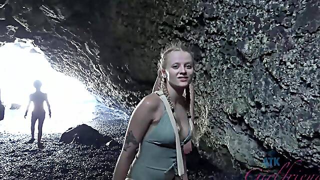 Paris White moans while getting fingered by her dirty lover