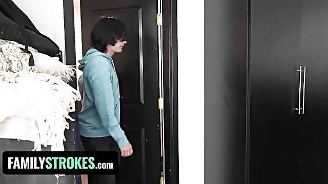 Danny Mountain and Lana Smallss older guy porn by Family Strokes