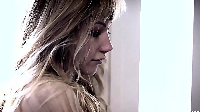 Ivy Wolfe and her distant cousin are having sex in the bedroom and enjoying it a lot