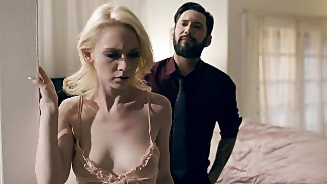 Athena Rayne gets facial after hardcore sex with one brutal guy