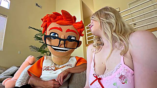 Blonde Gigi Sweets big tits pornstar took my big dick in doggystyle then cumshot