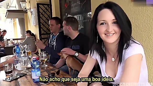 Garc Peitos Deliciosos Nao Resistiu Ao Dinheiro E Cliente - Legendado