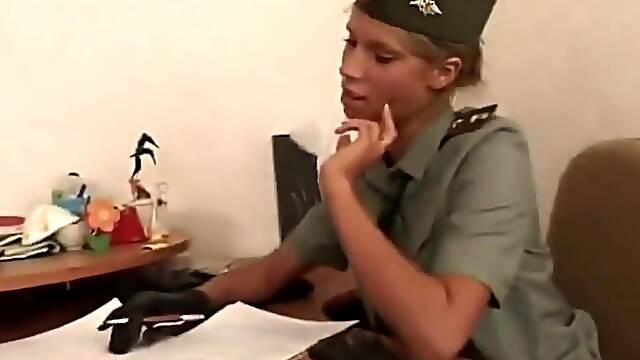 Russian Military, Nasty And Ira Mock Recruit With Feet