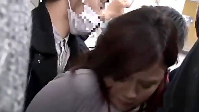 Molester on train