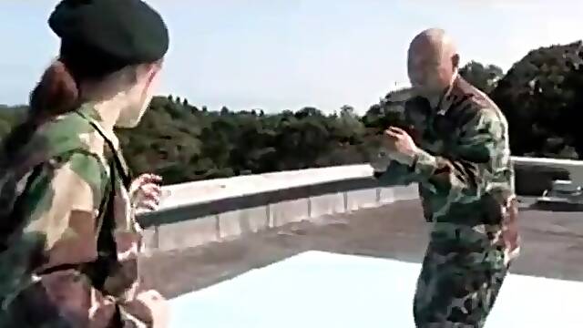 Japanese leader soldier lost the bet fucked infront everybody