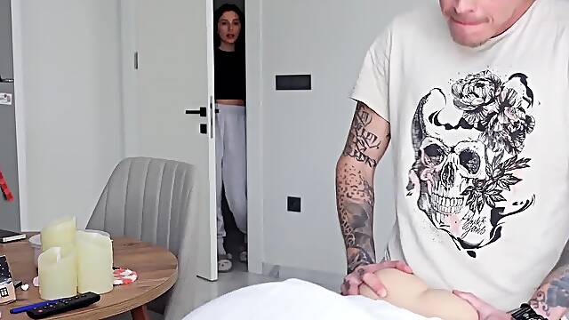 Stepsister exchanged herself with my sex toy