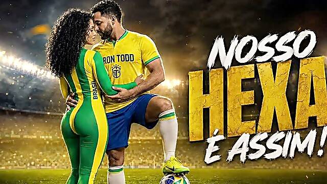BRAZIL AT THE 2026 WORLD CUP: SIXTH TITLE OR SEX? PORN: CHAMPIONS EJACULATION WITH A BEAUTIFUL AND