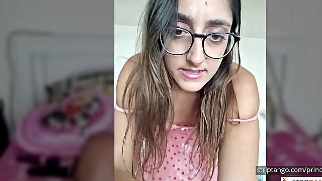 She rubs her wet pussy! Pleasure- Masturbation guidance real time on cam!