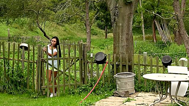 Hot Ass Lesbians Having Some Nasty Outdoor Fun On A Farm