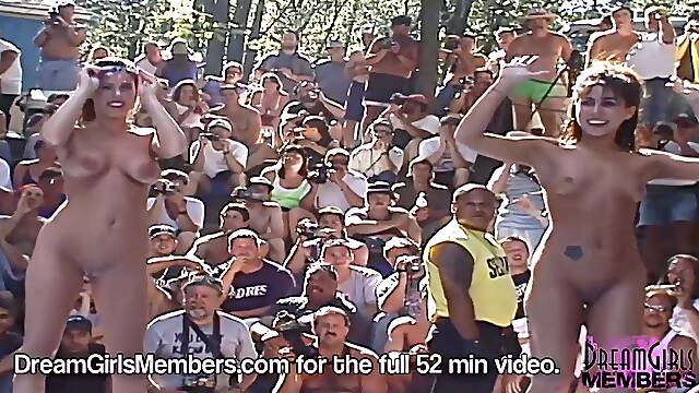 Wives Show Vagina In Sexy Outdoor Contest