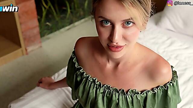 This guy Got Turned on byHis Stepsister Wearing Cute Nylons and Persuaded her to have Wonderful Sex