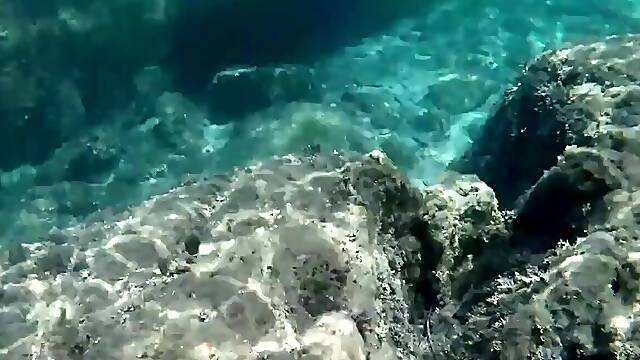 Underwater moments with hot views of my big natural tits and hot pussy