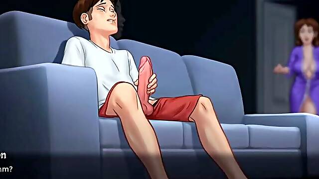 STEPMOTHER ALSO IMMORAL ALL CRAVES TO SCREW, AND SCREW - summertime saga