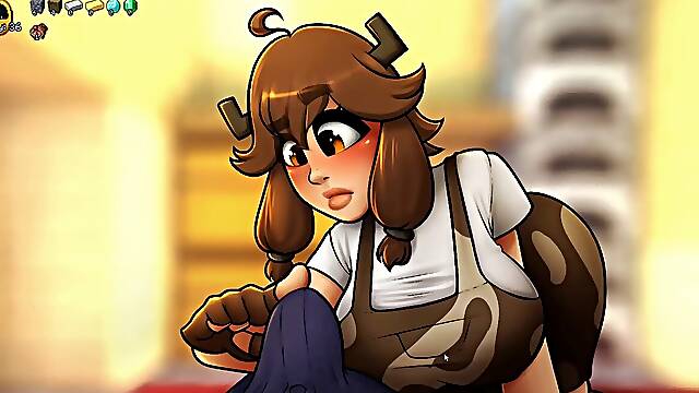 HornyCraft a minecraft Parody hentai game PornPlay Ep.five the cowgirl wants to rub my morning wood