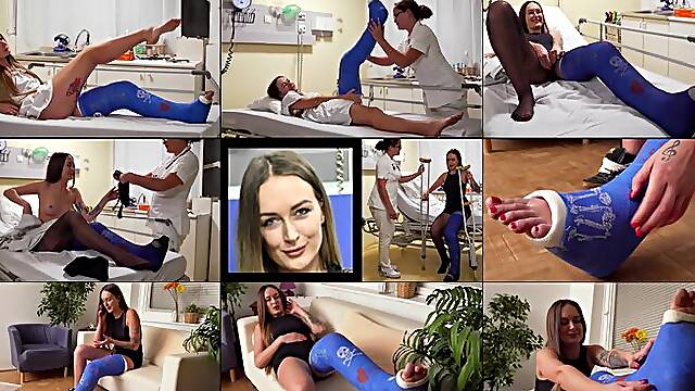 Elena LLC Leaving the Clinic for Home with ASMR (in HD 1920X1080)