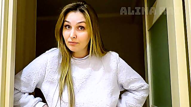 For the first time in his life, the stepson fucks his stepmoth...n anal. - Oh no, you went into the wrong hole, you bastard!