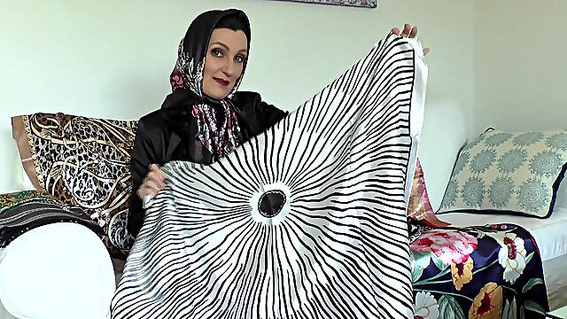 Satin Scarf Day! Cum All Over My Satin Scarf, Lady Victoria Valente