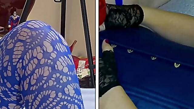 Granny Carmen's Blue Angel Stripper Suck, Lick & Fuck! 72323fap