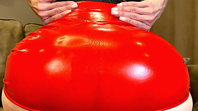 Latex Ass on Your Face POV Face Sitting