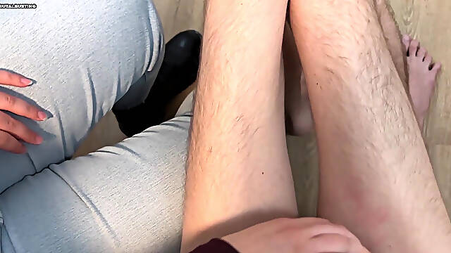 Allowed Cum After Kicking with Iron Shoes?! Stomping on His Fucking Testicles After Cum! Goodbye Fertility!!