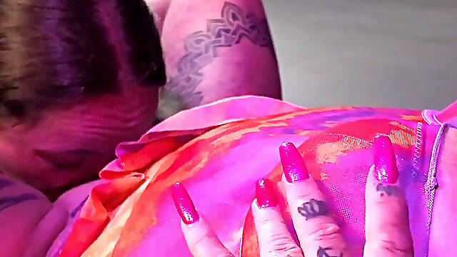 Domina Dark Squirts Over Scottish Lesbian Sub